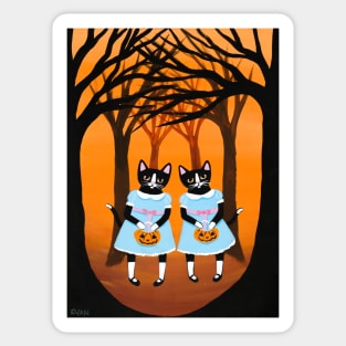 The Halloween Twins Sticker